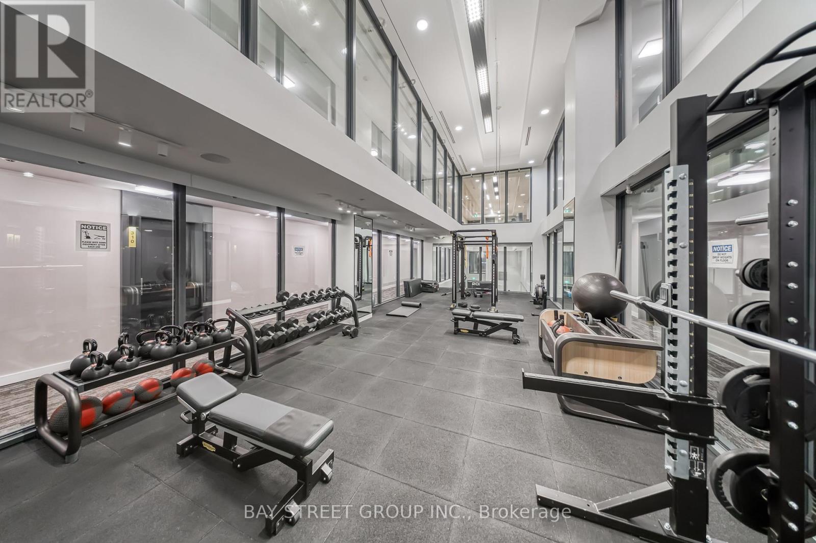 210 - 158 Front Street E, Toronto, ON - Indoor Photo Showing Gym Room