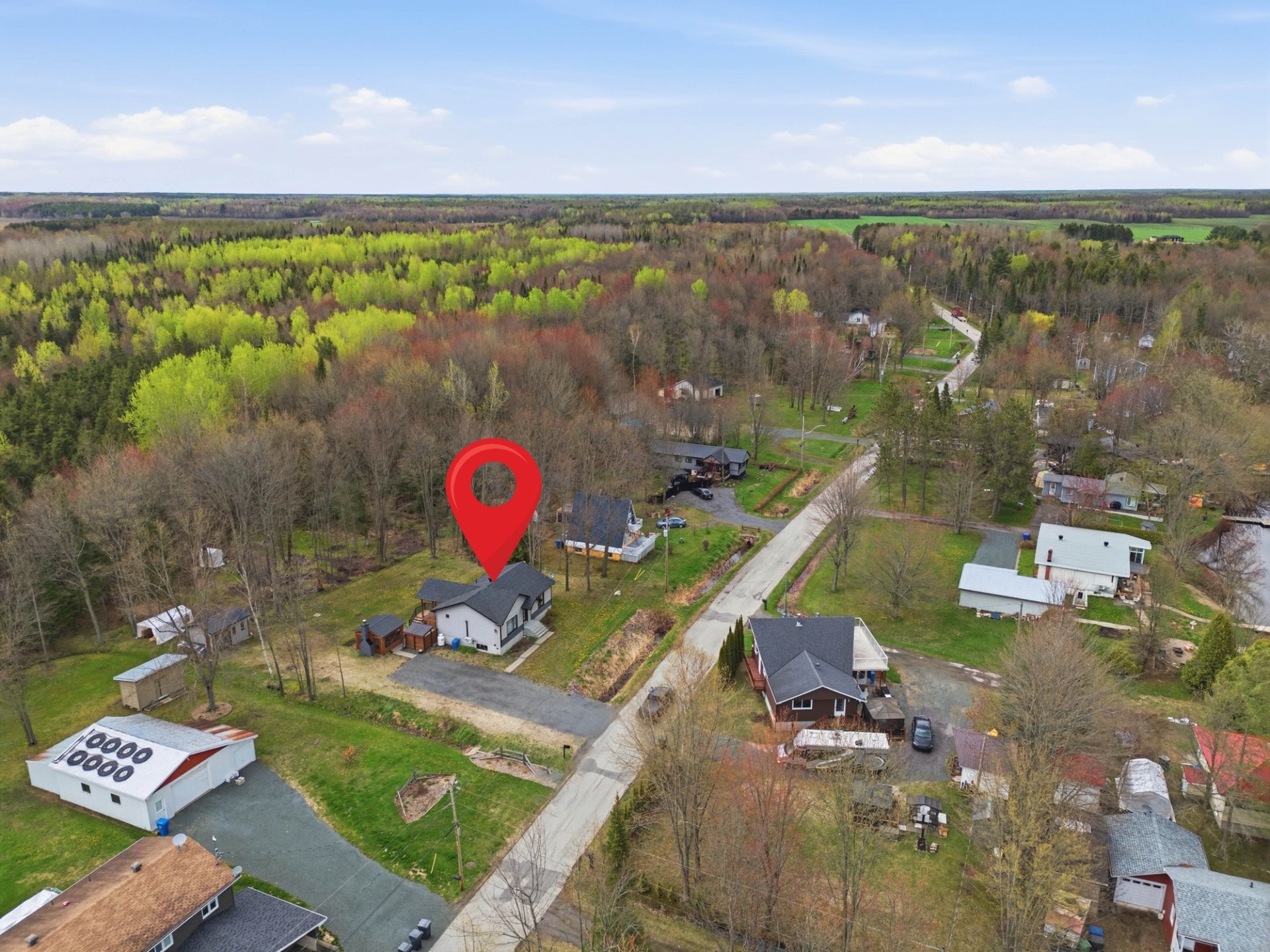 Exterior - 1030 Rue Des Saumons, Sainte-Marie-De-Blandford, QC - Outdoor With View