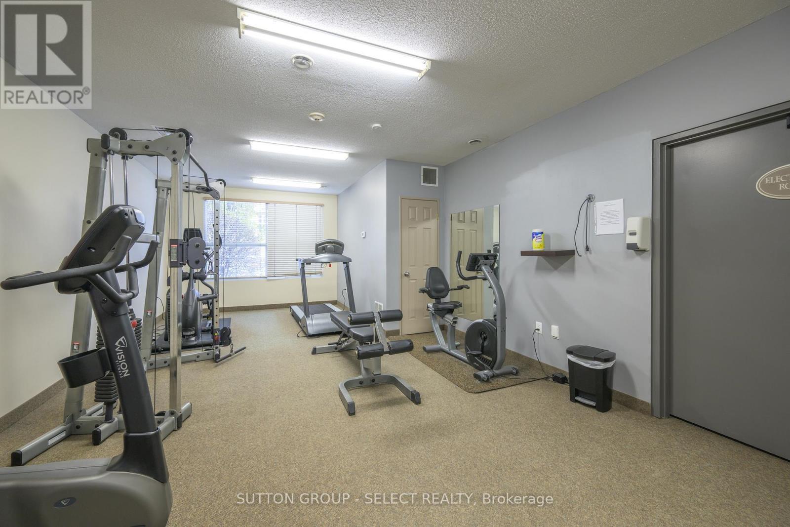 903 - 544 Talbot Street, London East (East E), ON - Indoor Photo Showing Gym Room