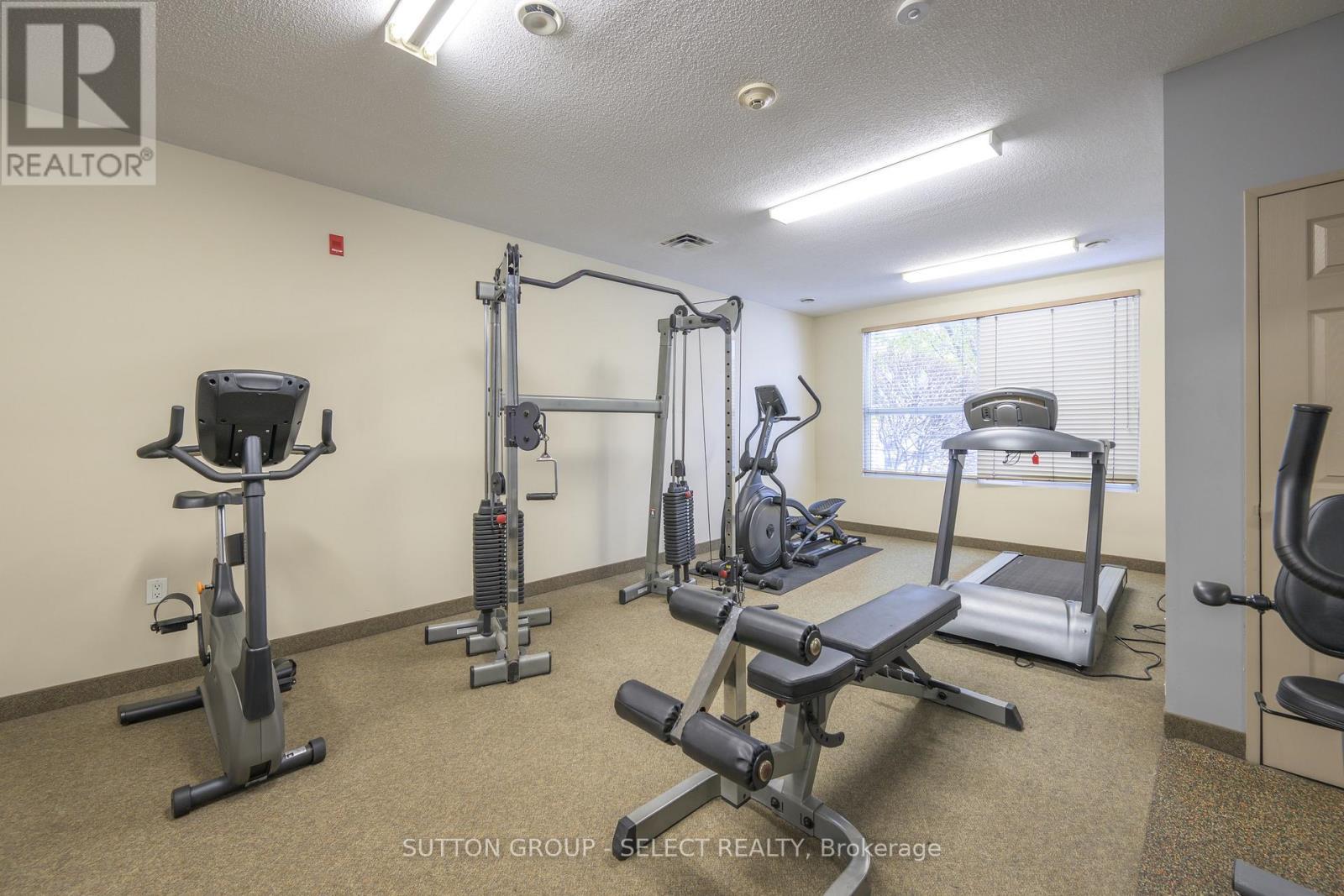 903 - 544 Talbot Street, London East (East E), ON - Indoor Photo Showing Gym Room