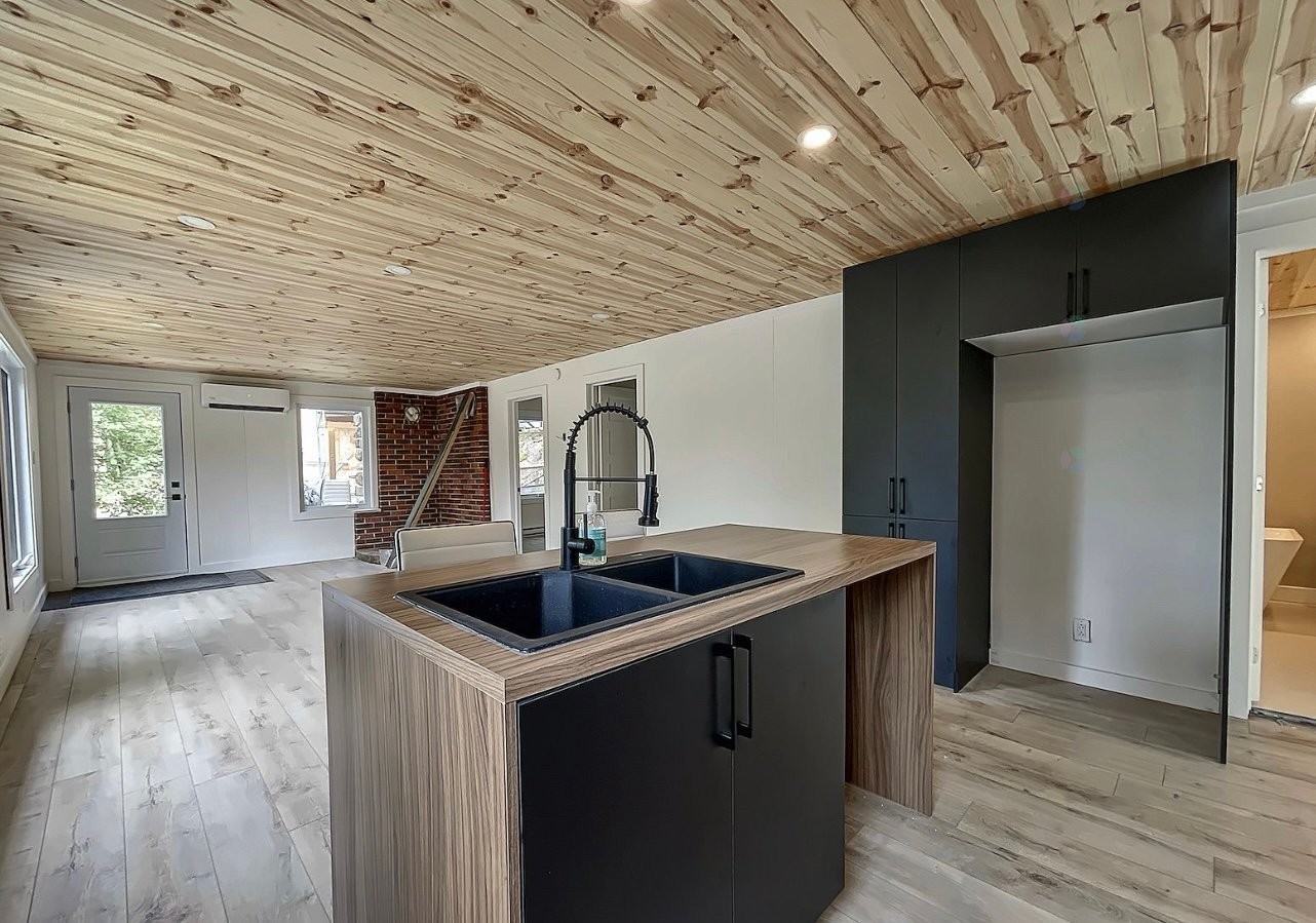 Cuisine - 480 Rue De La Montagne, Saint-Calixte, QC - Indoor Photo Showing Kitchen With Double Sink