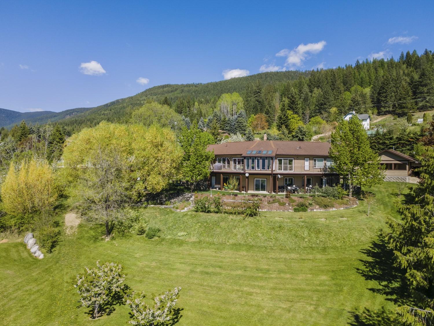 5253 Elsie Holmes Road, Wynndel, BC - Outdoor With Deck Patio Veranda With View