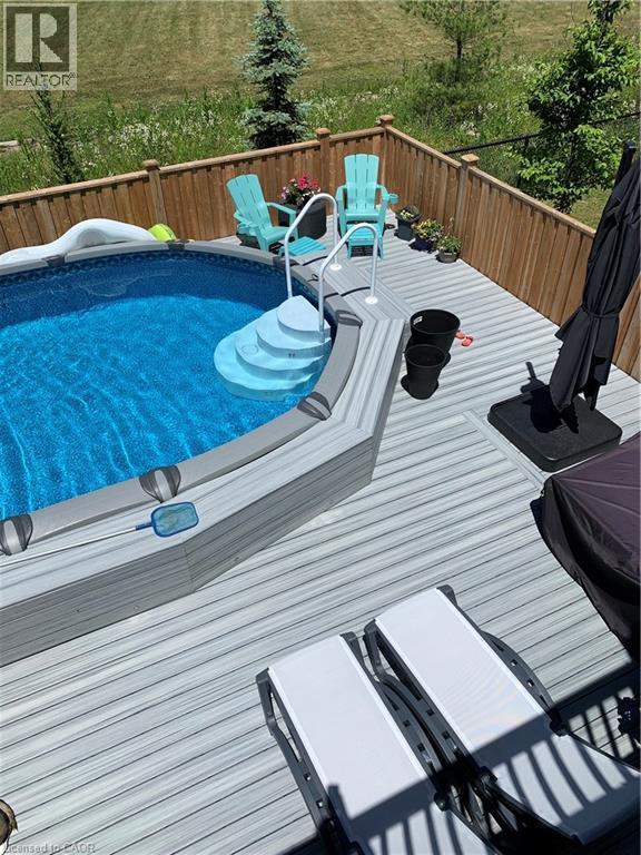 328 Shady Glen Crescent, Kitchener, ON - Outdoor With Above Ground Pool