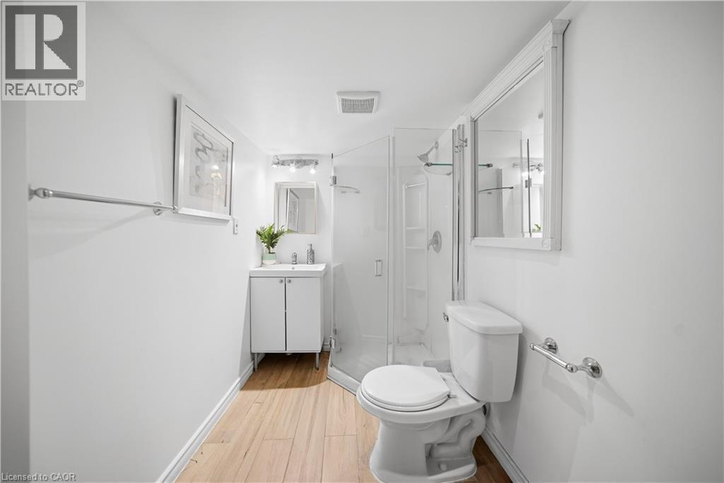 Basement 3 piece bathroom - 107 Queen Street S, Hamilton, ON - Indoor Photo Showing Bathroom