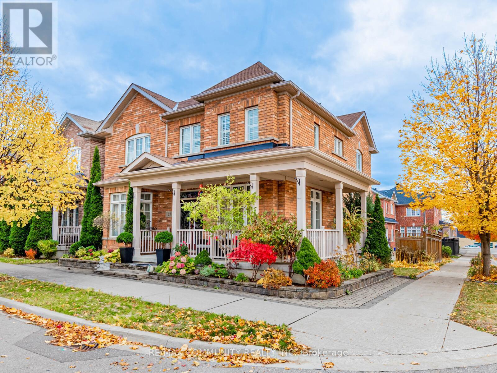 27 Windyton Avenue, Markham, ON - Outdoor With Deck Patio Veranda With Facade