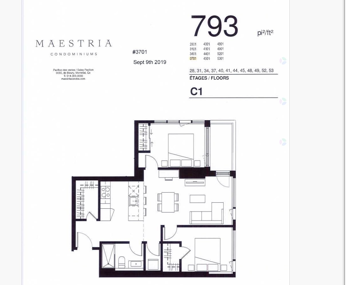 Autre - 3701-1245 Rue De Bleury, Montréal (Ville-Marie), QC - Other