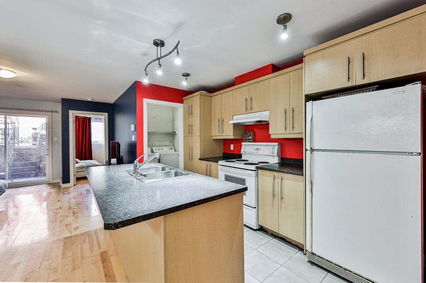 Cuisine - 2-575 Rue Préfontaine, Montréal (Mercier/Hochelaga-Maisonneuve), QC - Indoor Photo Showing Kitchen With Double Sink