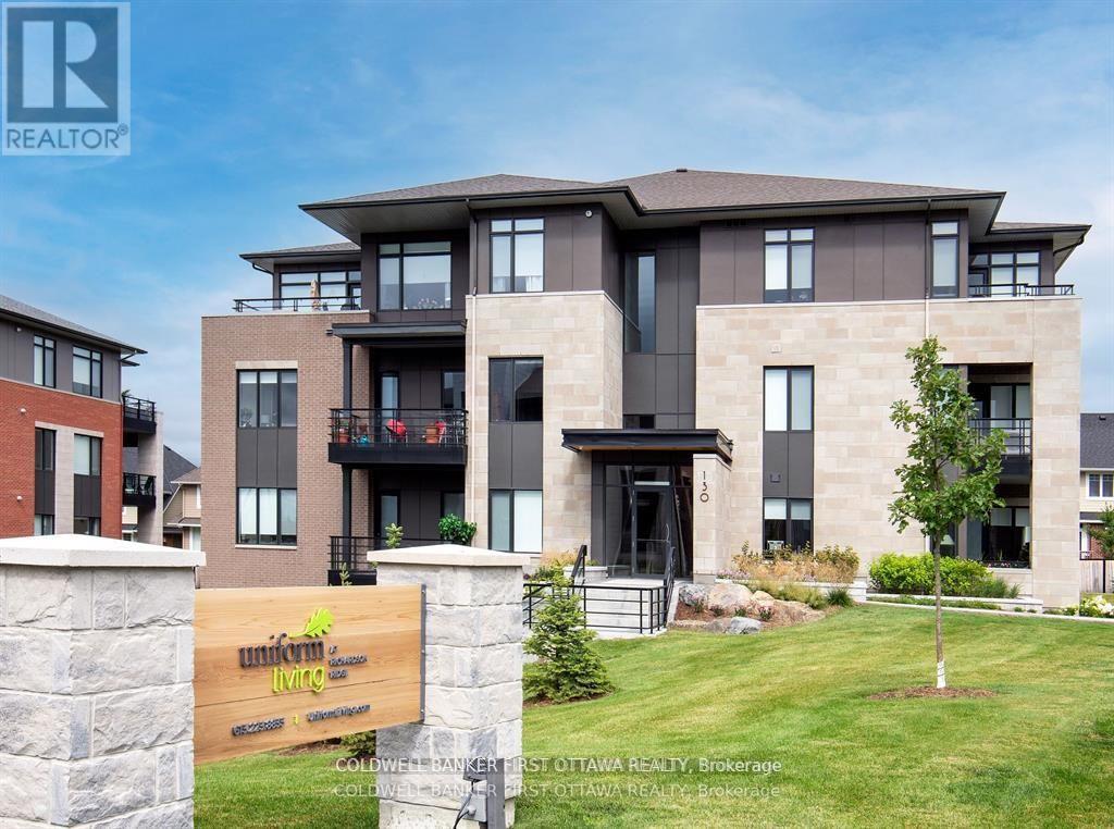 105 - 130 Boundstone Way, Ottawa, ON - Outdoor With Balcony With Facade