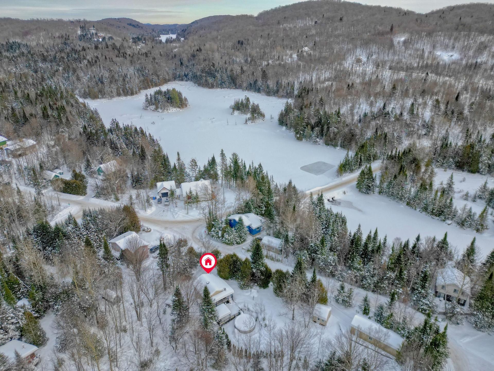 Photo aérienne - 24 Ch. Peninsula, Saint-Adolphe-D'Howard, QC - Outdoor With View