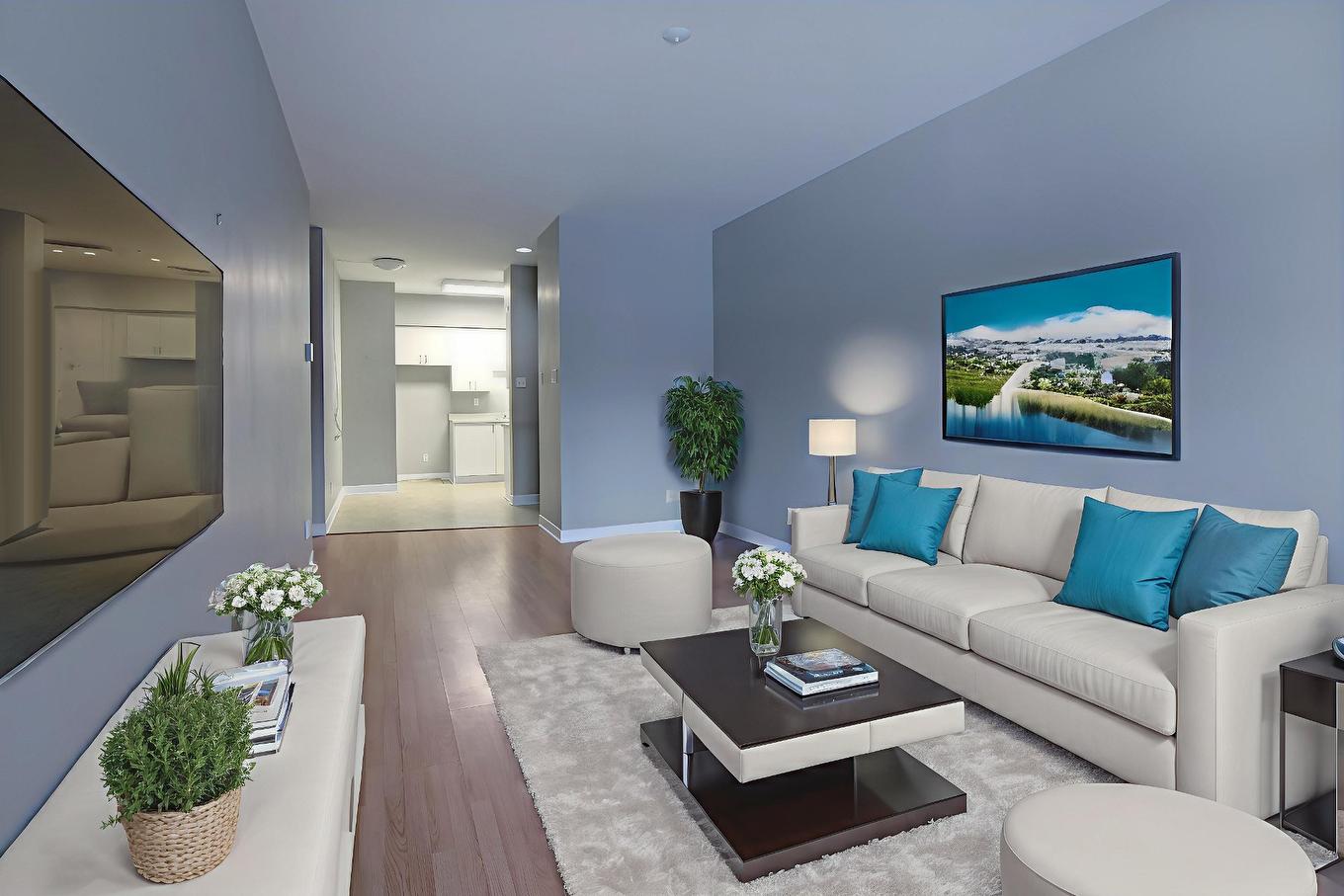 Salon - 104-305 Rue Laviolette, Saint-Jérôme, QC - Indoor Photo Showing Living Room