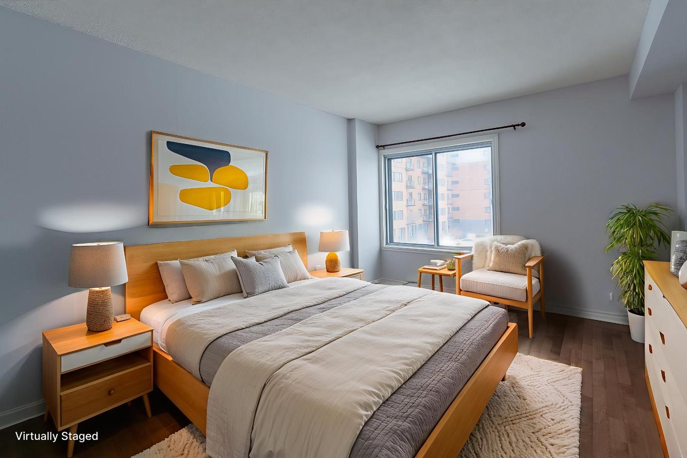 Primary bedroom - 302-5200 Av. Colomb, Brossard, QC - Indoor Photo Showing Bedroom