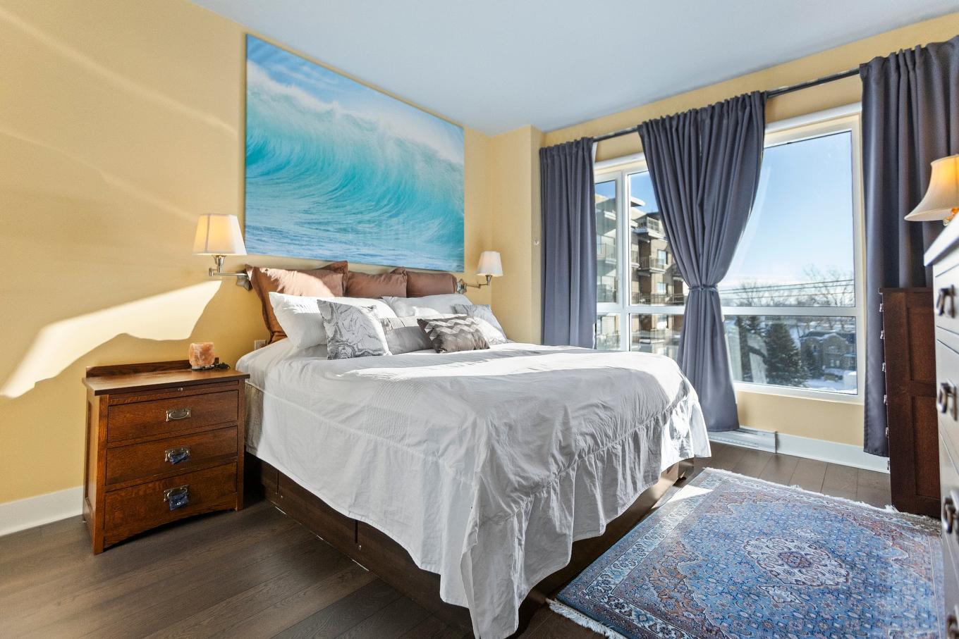 Chambre à coucher principale - 409-795 Ch. Du Bord-Du-Lac-Lakeshore, Dorval, QC - Indoor Photo Showing Bedroom