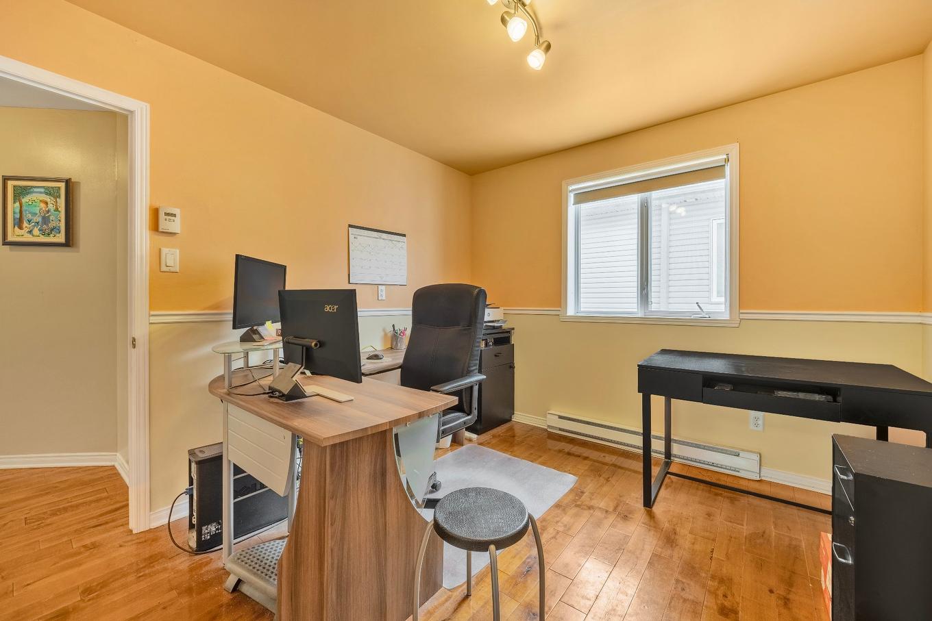 Chambre à coucher principale - 8570 Rue Henri-Julien, Mirabel, QC - Indoor Photo Showing Office