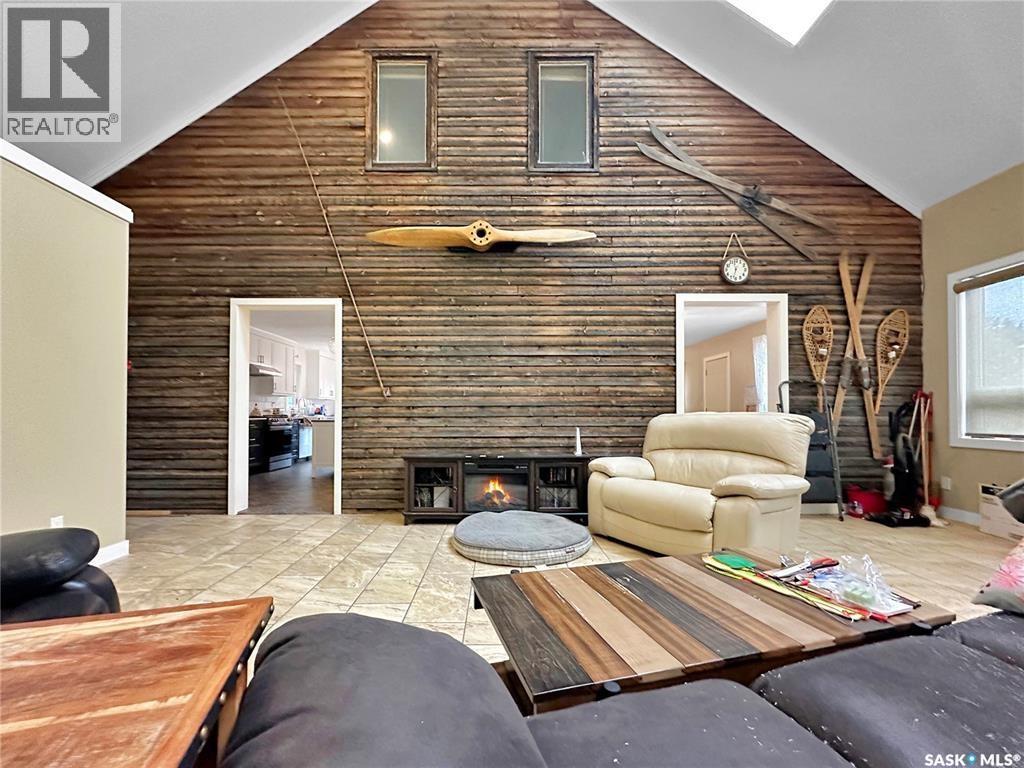 Marlas Place, Fertile Belt Rm No. 183, SK - Indoor With Fireplace