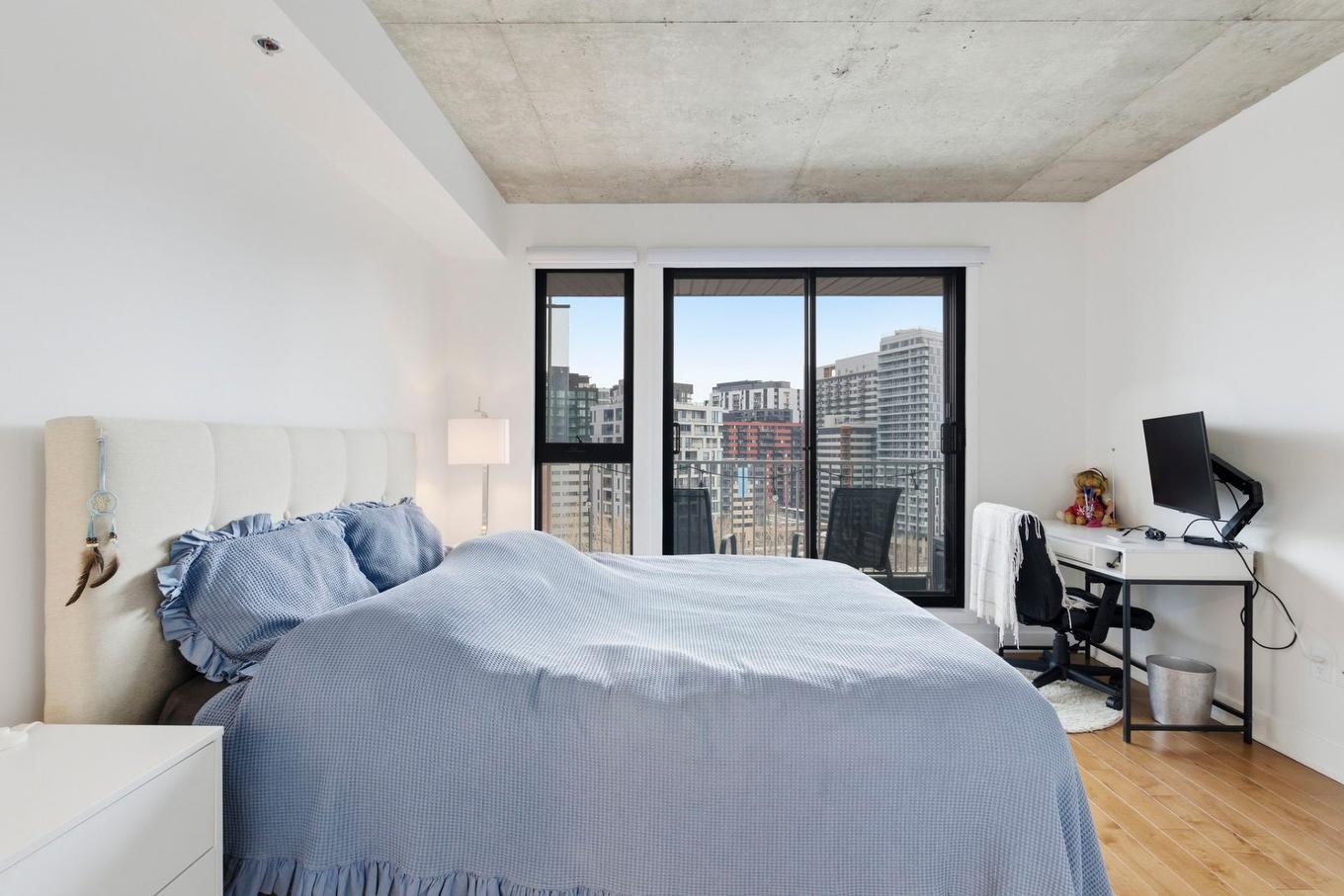 Chambre à coucher principale - 1201-170 Rue Rioux, Montréal (Le Sud-Ouest), QC - Indoor Photo Showing Bedroom