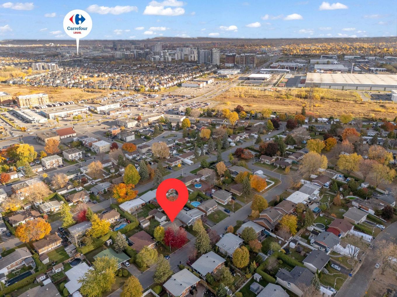 Photo aérienne - 380 Rue Éveline, Laval (Fabreville), QC - Outdoor With View