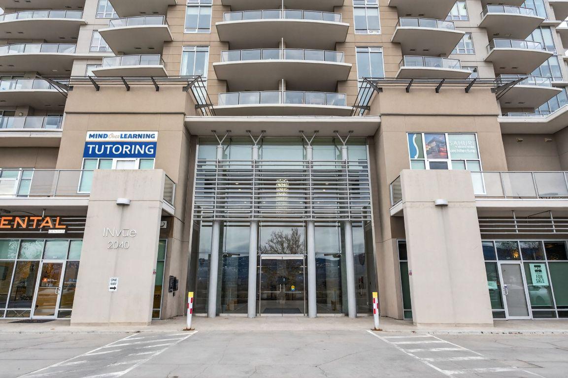 403-2040 Springfield Road, Kelowna, BC - Outdoor With Balcony With Facade