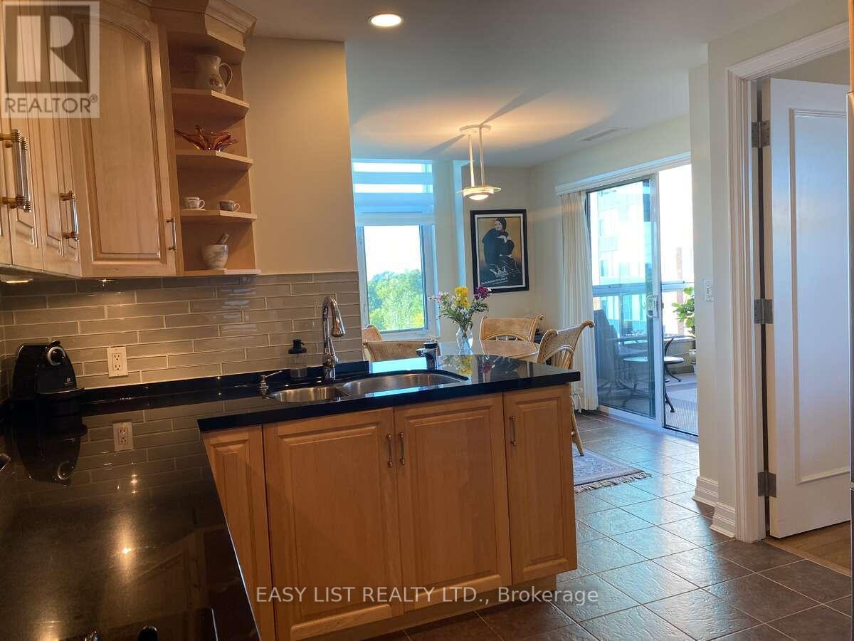 602 - 3590 Rivergate Way, Ottawa, ON - Indoor Photo Showing Kitchen With Double Sink