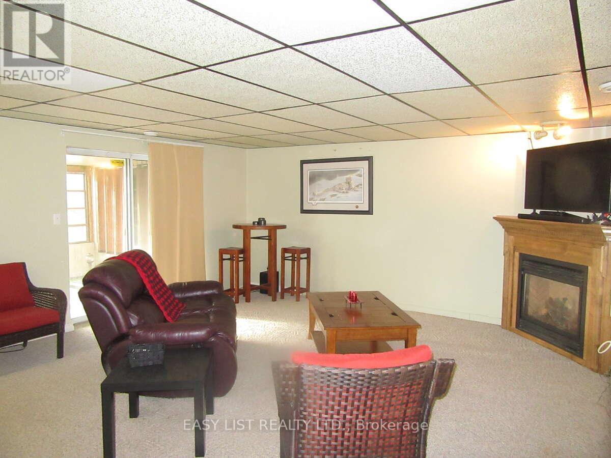 16 Fire Route 122, Trent Lakes, ON - Indoor Photo Showing Living Room With Fireplace