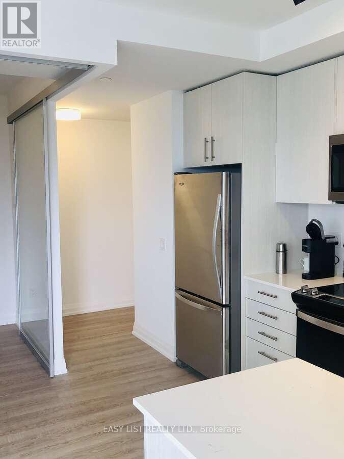 2708 - 286 Main Street, Toronto, ON - Indoor Photo Showing Kitchen With Stainless Steel Kitchen
