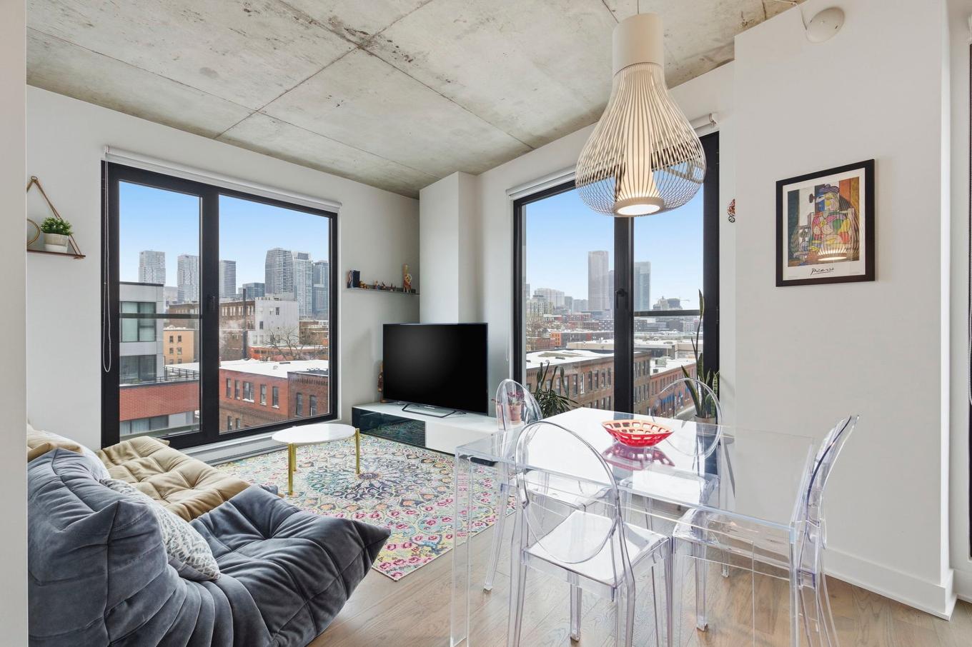 Living room - 715-288 Rue Richmond, Montréal (Le Sud-Ouest), QC - Indoor