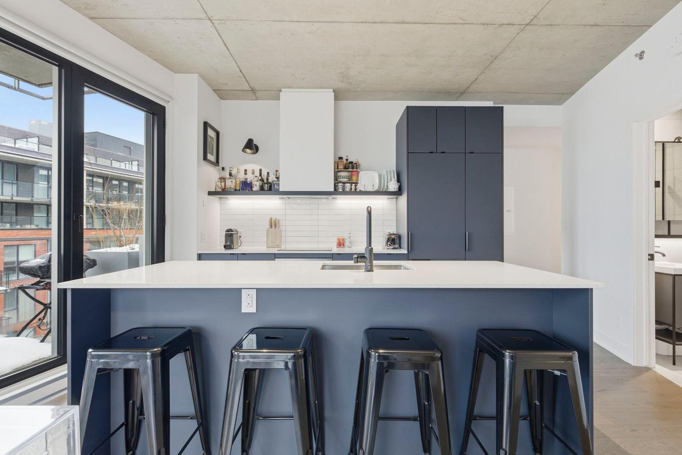 Kitchen - 715-288 Rue Richmond, Montréal (Le Sud-Ouest), QC - Indoor Photo Showing Kitchen With Upgraded Kitchen