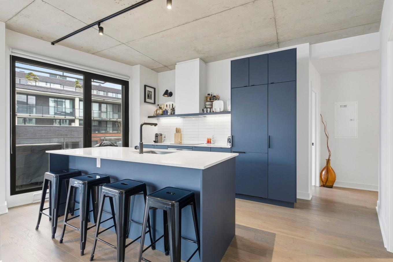 Kitchen - 715-288 Rue Richmond, Montréal (Le Sud-Ouest), QC - Indoor Photo Showing Kitchen With Upgraded Kitchen