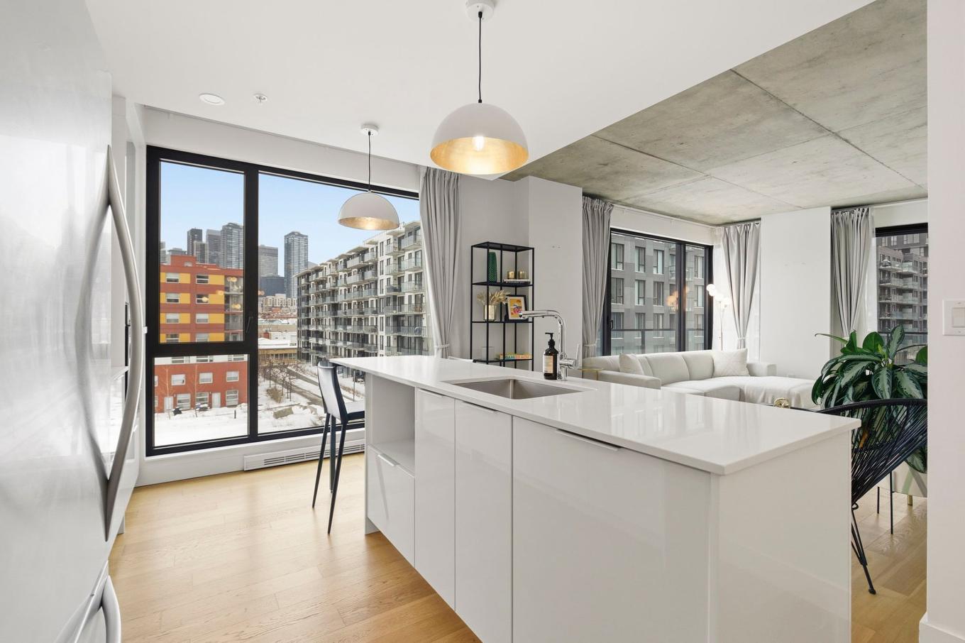 Cuisine - 414-1550 Rue Des Bassins, Montréal (Le Sud-Ouest), QC - Indoor Photo Showing Kitchen