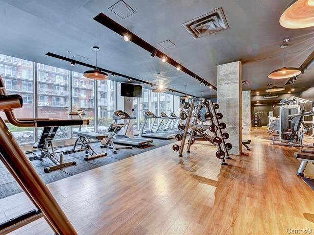 Common room - 1505-738 Rue St-Paul O., Montréal (Ville-Marie), QC - Indoor Photo Showing Gym Room