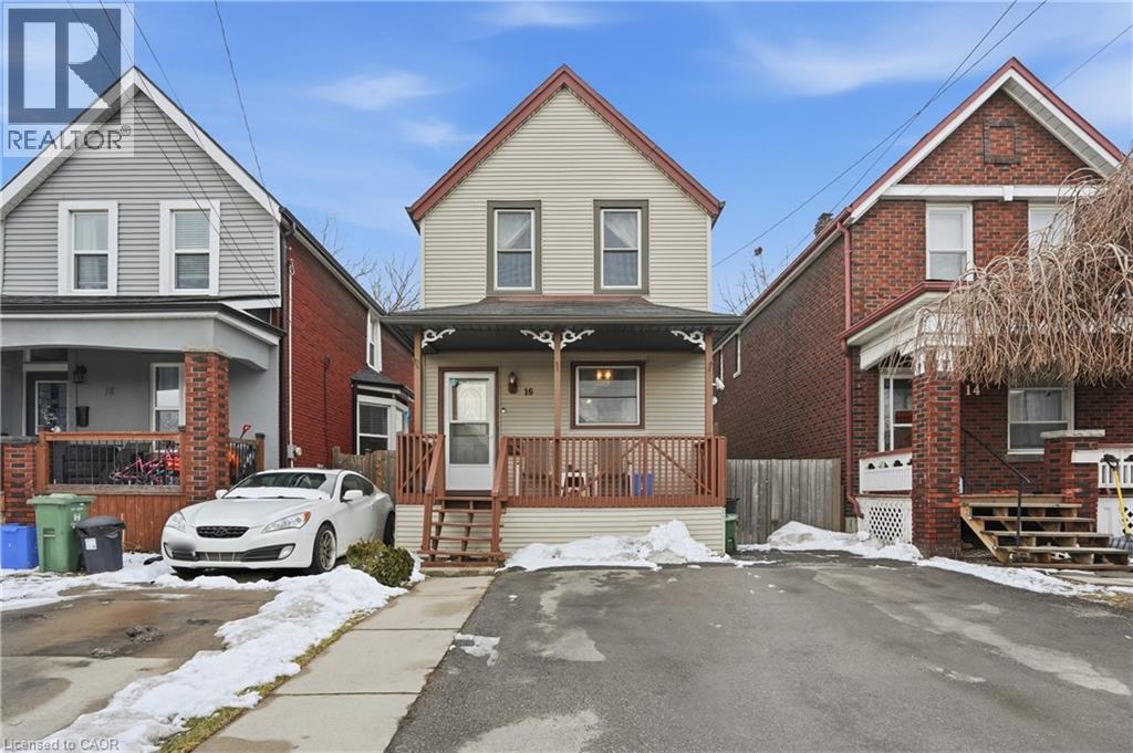16 Albemarle Street, Hamilton, ON - Outdoor With Deck Patio Veranda With Facade
