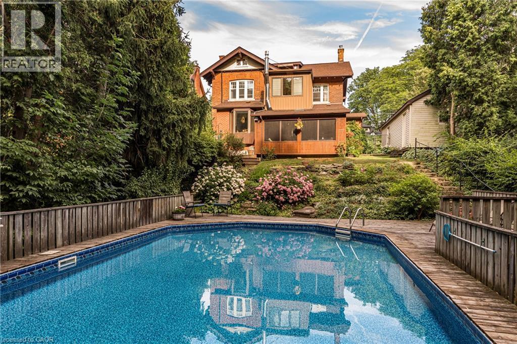 74 Chedoke Avenue, Hamilton, ON - Outdoor With In Ground Pool With Deck Patio Veranda
