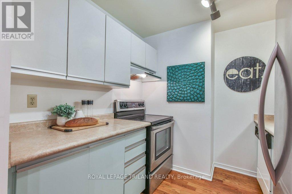 101 - 285 Queens Avenue, London East (East F), ON - Indoor Photo Showing Kitchen