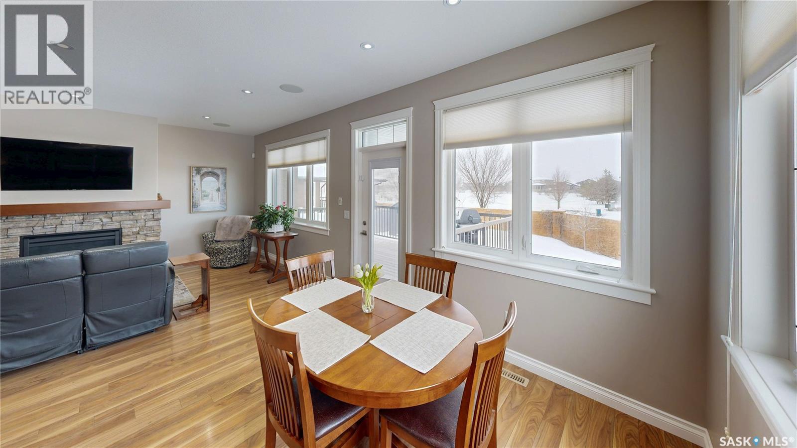4342 Skinner Place, Regina, SK - Indoor Photo Showing Other Room With Fireplace