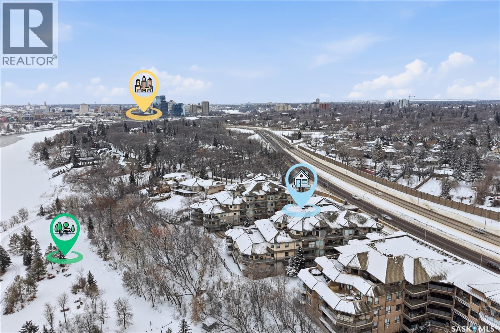 111 619 Saskatchewan Crescent W, Saskatoon, SK - Outdoor With View