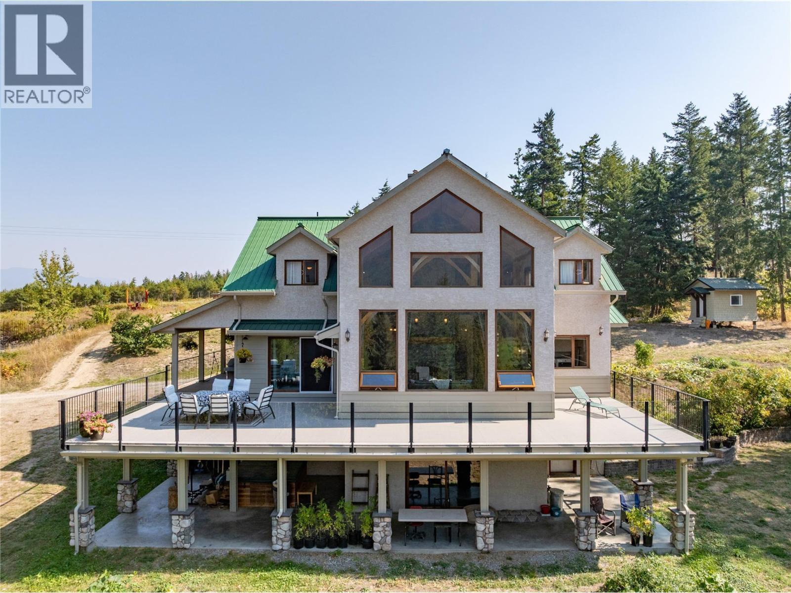 1403 Notch Hill Road, Sorrento, BC - Outdoor With Deck Patio Veranda