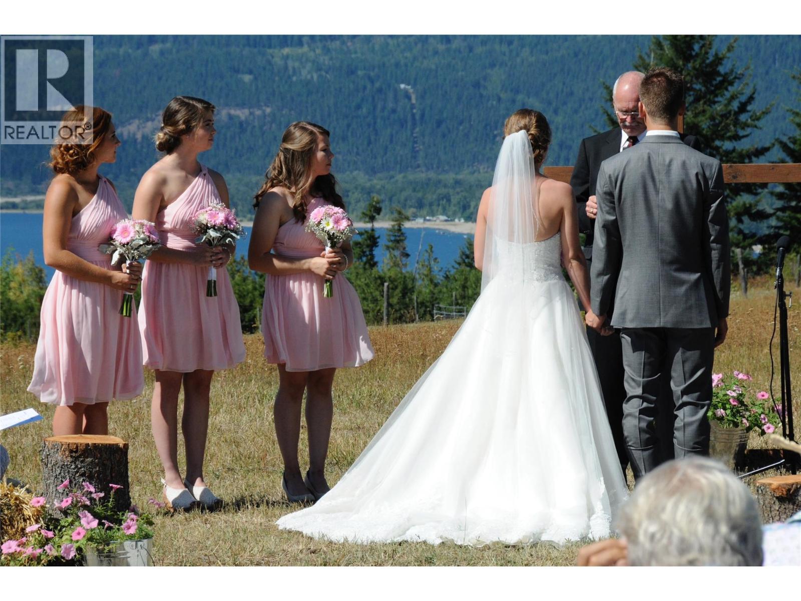 Lake view from upper pasture - 1403 Notch Hill Road, Sorrento, BC - Outdoor