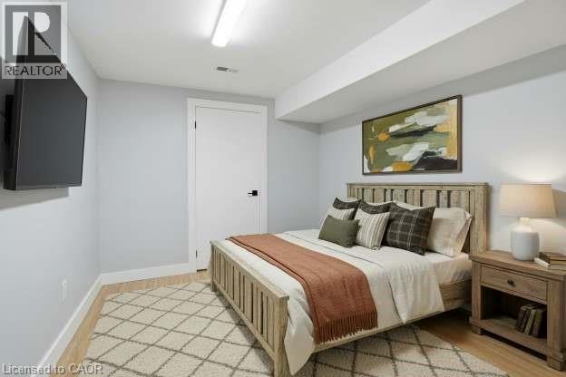 Virtually Staged - 68 Delena Avenue N, Hamilton, ON - Indoor Photo Showing Bedroom