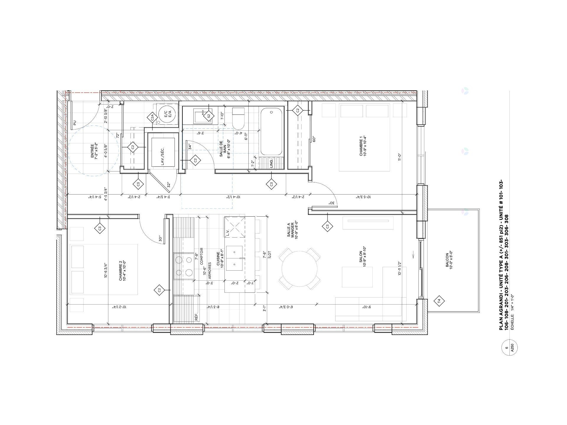 Plan (croquis) - 201-9229 Rue Airlie, Montréal (Lasalle), QC - Other
