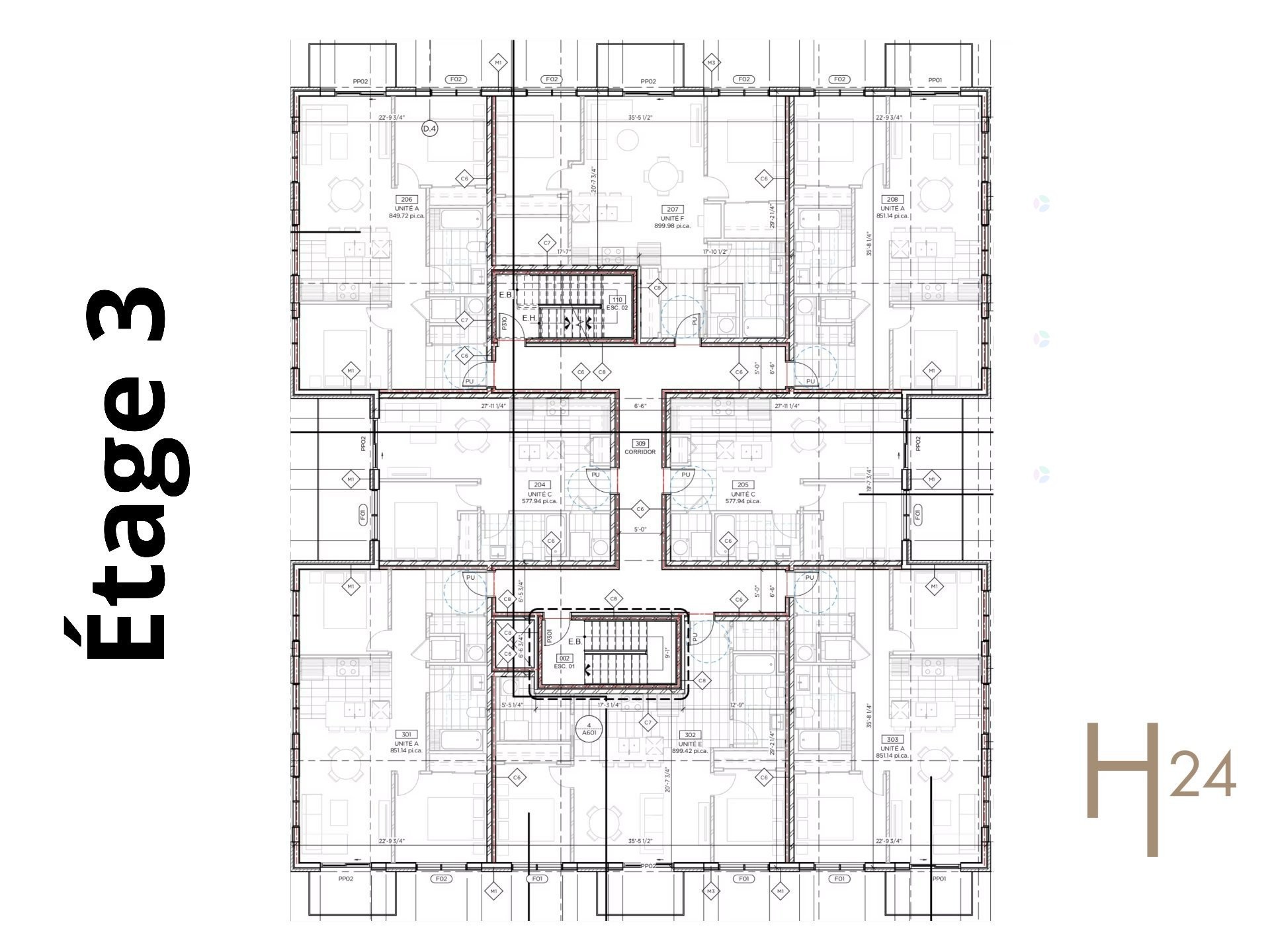 Floor Plan - 305-9229 Rue Airlie, Montréal (Lasalle), QC - Other