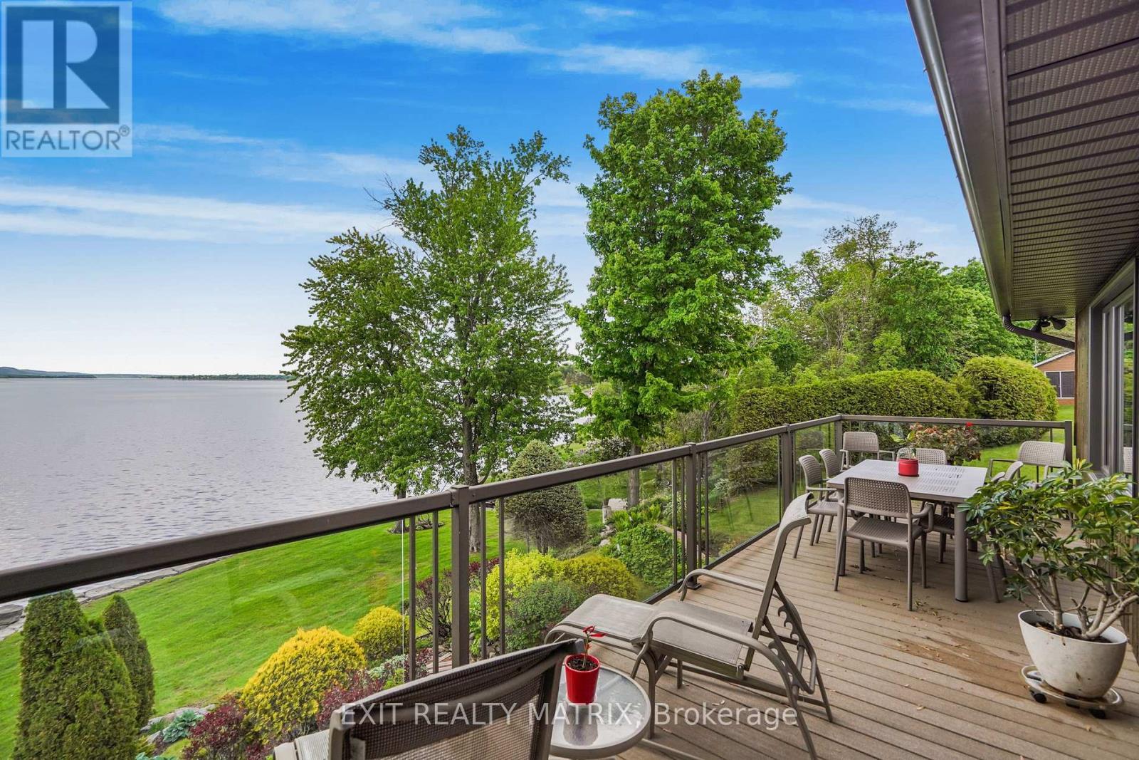 2176 Bay Road, Champlain, ON - Outdoor With Body Of Water With Balcony