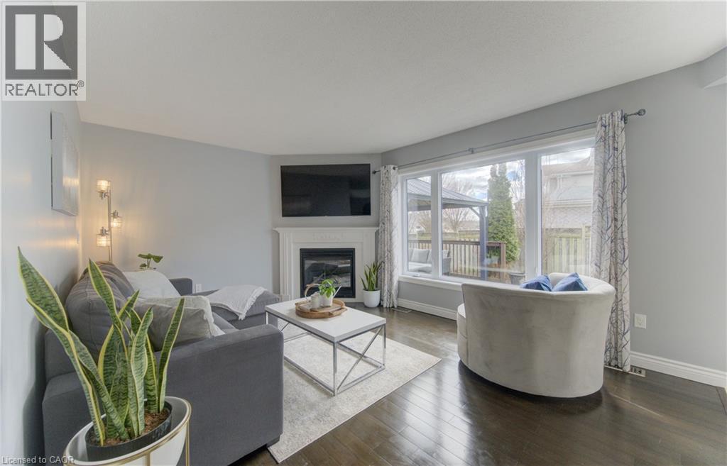 31 Adler Drive, Cambridge, ON - Indoor Photo Showing Living Room With Fireplace