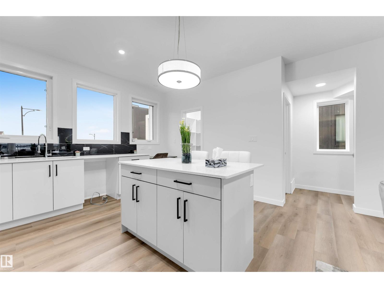 #67 130 Element Dr, St. Albert, AB - Indoor Photo Showing Kitchen With Double Sink