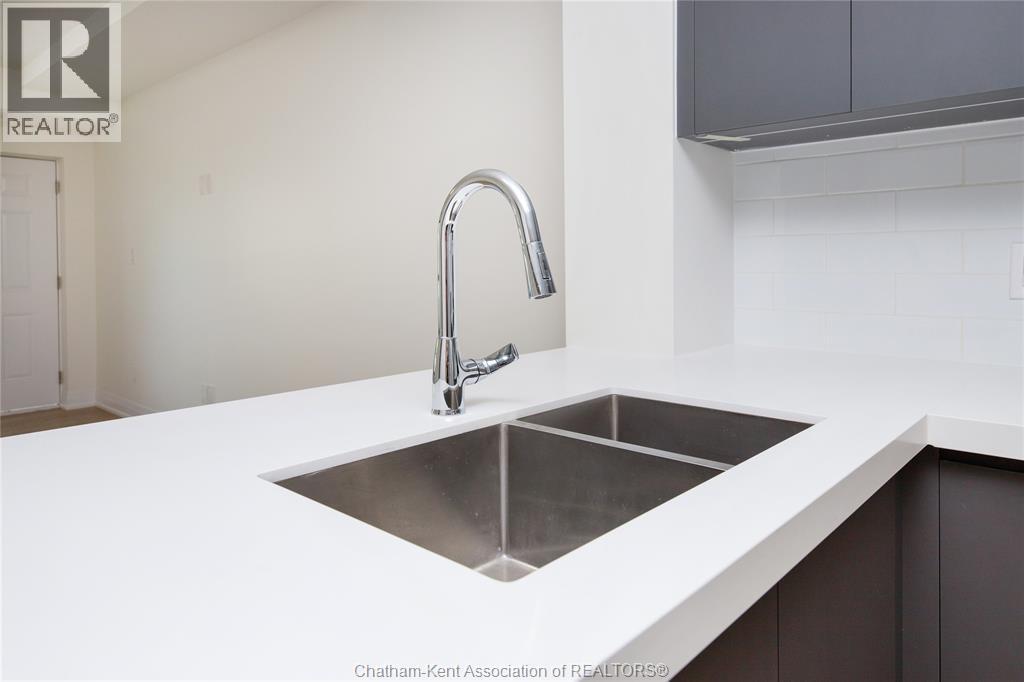 3340 Stella Crescent Unit# 122, Windsor, ON - Indoor Photo Showing Kitchen With Double Sink