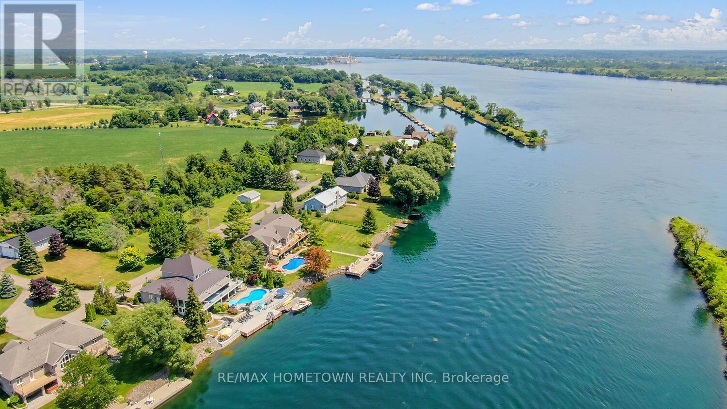 201 Empire Hanna Road E, Edwardsburgh/Cardinal, ON - Outdoor With Body Of Water With View