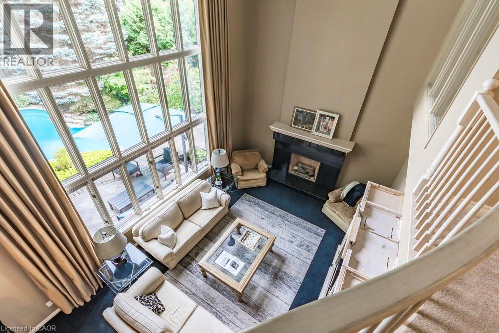 223 Briar Hill Crescent, Ancaster, ON - Indoor With Fireplace