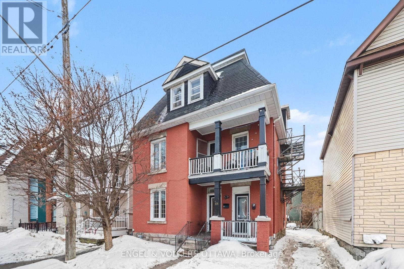 176 Arlington Avenue, Ottawa, ON - Outdoor With Balcony With Facade