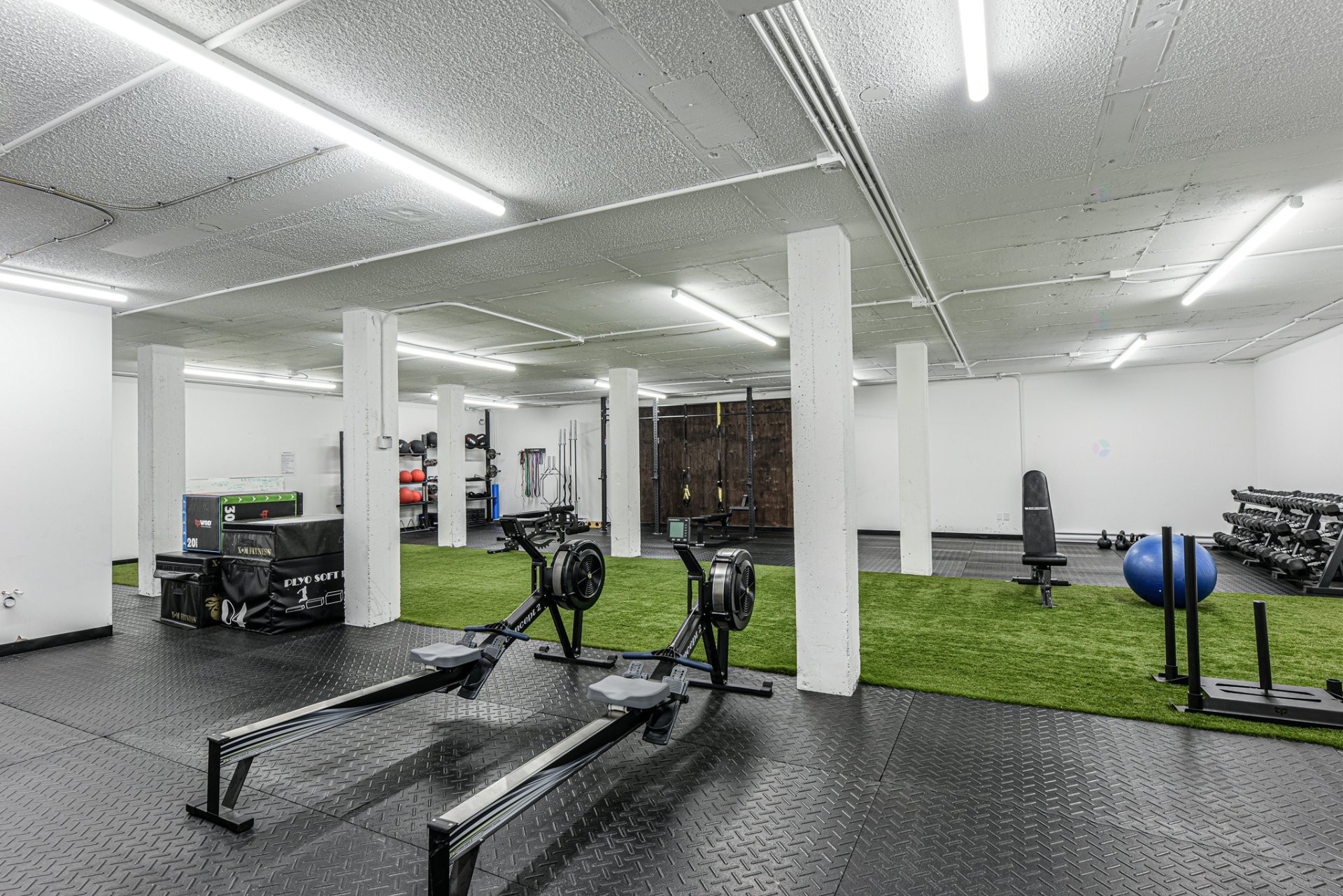 Basement - 100-670 Boul. Curé-Poirier O., Longueuil (Le Vieux-Longueuil), QC - Indoor Photo Showing Gym Room