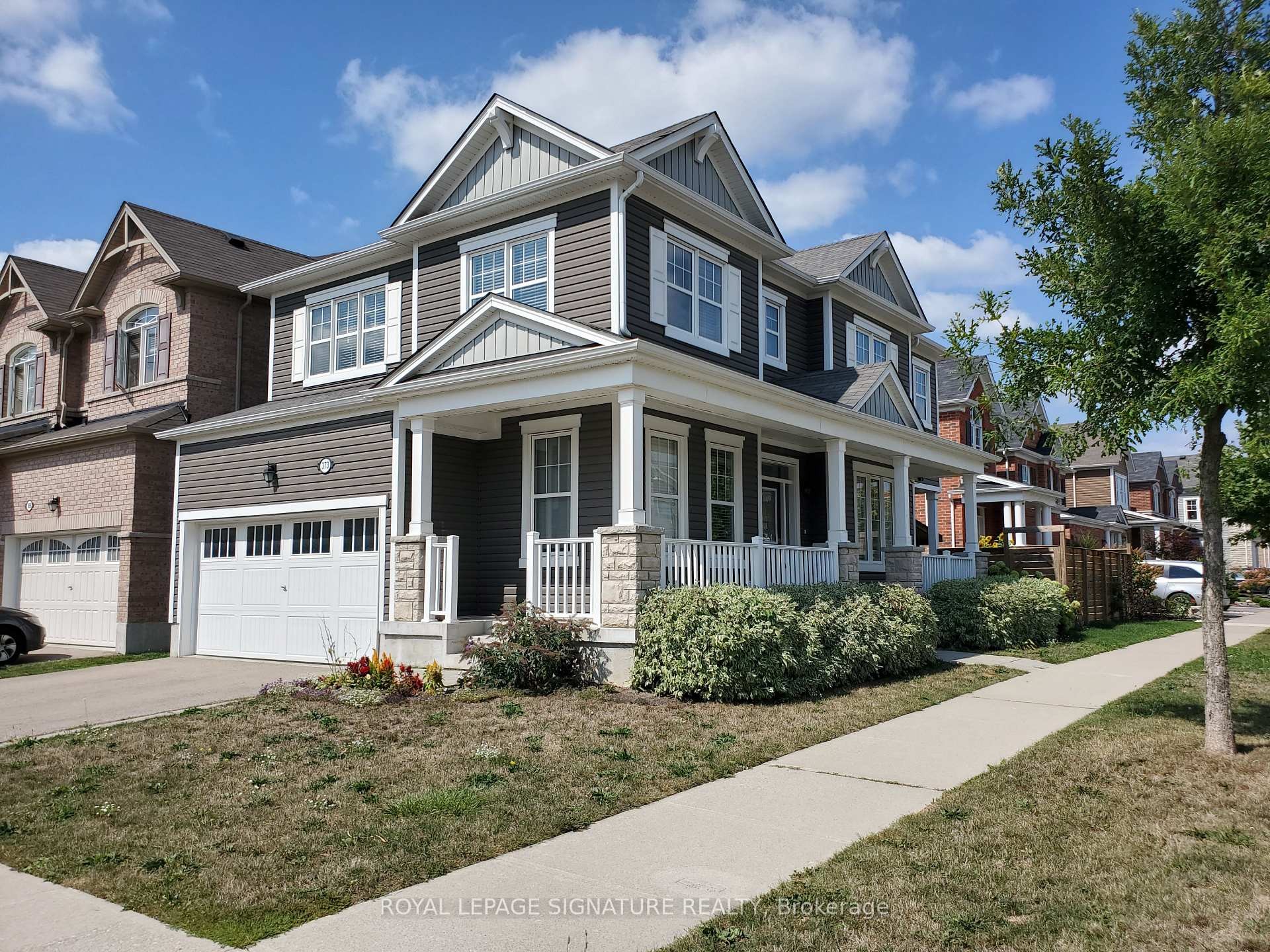 373 Falling Green Crescent, Kitchener, ON - Outdoor With Deck Patio Veranda With Facade