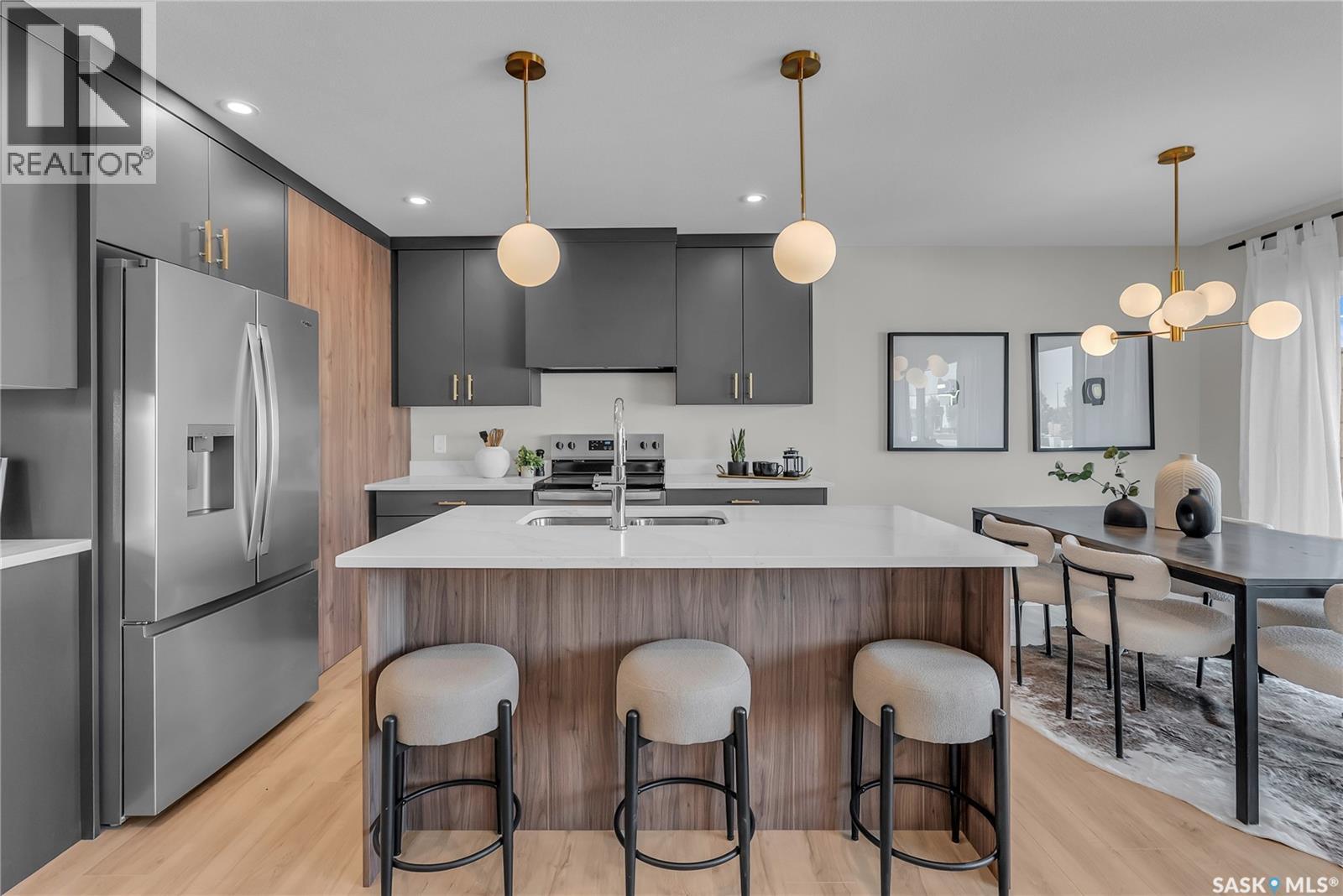 309 155 Mcfaull Way, Saskatoon, SK - Indoor Photo Showing Kitchen With Upgraded Kitchen