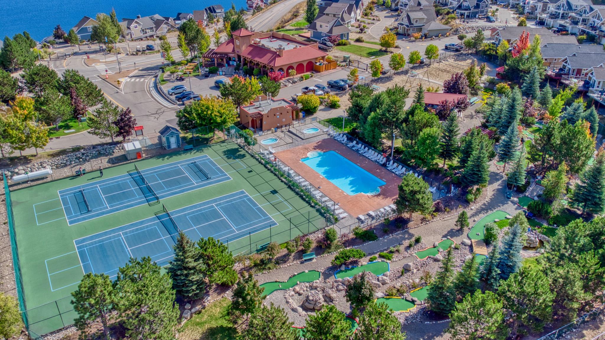 348-6833 Madrid Way, Kelowna, BC - Outdoor With In Ground Pool With View